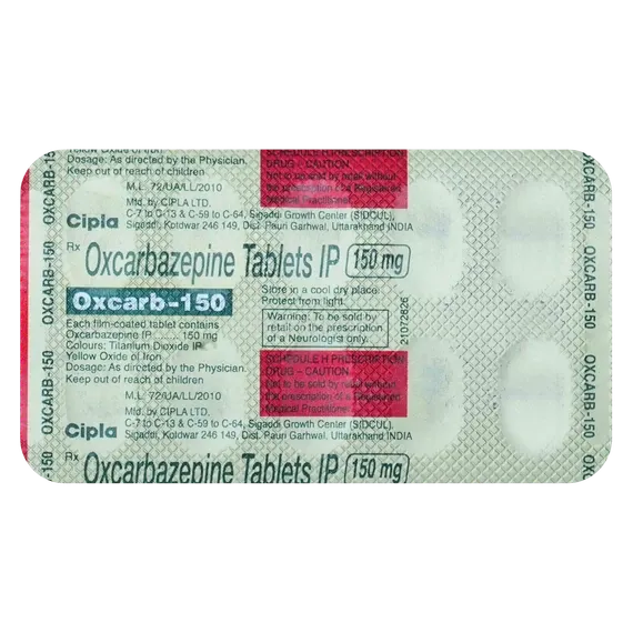 oxcarb 150mg tablet 10's